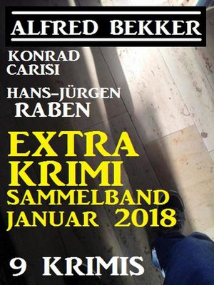cover image of Extra Krimi Sammelband Januar 2018